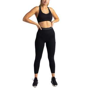 Ensembles de yoga pour femmes taille XL de haute qualité en gros, avec logo personnalisé, soutien-gorge élégant, matière respirante, leggings de qualité supérieure à taille haute - Product Image 1