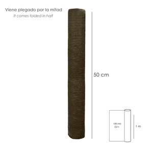 Rete Ombreggiante Marrone 1.0 metro, Rotolo da 100 metri - Product Image 2