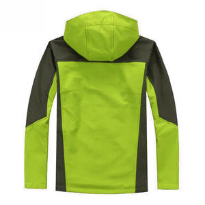 Veste softshell avec logo personnalisé bon marché pour hommes, vêtements de travail d'extérieur imperméables, fabricant de coupe-vent de randonnée - Product Image 6