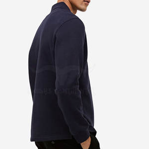 Meilleure vente respirant hommes 1/4 quart Zip chemises en Stock bas prix hommes 1/4 quart Zip chemises à vendre - Product Image 3