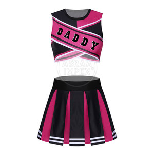Best Selling Latest Design <b>Cheerleading</b> Uniform Light Weight Solid Color <b>Cheerleading</b> Uniform - Product Image 1