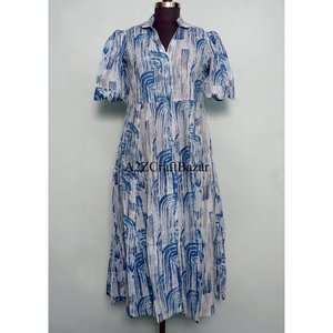 Robes Courtes Trapèze en Coton Tricoté à Manches Courtes et Taille Naturelle pour Femme – Collection Automne – Vente en Gros - Product Image 6