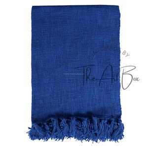 À la mode écologique luxe Style doux coton canapé couverture personnalisé polaire jeter tissé/imprimé motif pour chambre lit plage voyage - Product Image 3