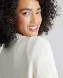 Custom High Quality 100% Cotton <b>Oversized</b> Feather Knitted Jacquard Coats Buttons <b>Women's</b> Long <b>Cardigan</b> Sweaters - Product Image 3