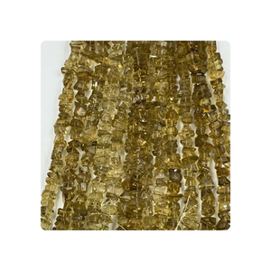 Cuentas de pepitas facetadas de cuarzo de cerveza Natural de tamaño de hebra de 8 pulgadas de alta calidad de 12 a 15 mm aprox. para la fabricación de joyas - Product Image 2