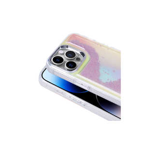 Funda Protectora Transparente de Silicona con Diseño de Cordón de Cuentas Coloridas a Prueba de Golpes para iPhone 14 Pro Max - Product Image 5
