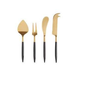 Juego de herramientas de queso directo de fábrica, juego de cubiertos de queso con mango de madera Chapado en plata y acabado antiguo hecho a mano - Product Image 4