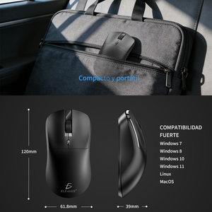 ออปติคอลไร้สายสำหรับบลูทูธ 5.2+2.4G มินิเมาส์ 4D อินเทอร์เฟซ USB สำหรับมือขวาเมาส์คอมพิวเตอร์สำหรับพีซีแล็ปท็อปเดสก์ท็อป - Product Image 4