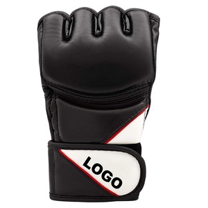Prix de gros, sac de sable, gants de MMA demi-doigts, gants de boxe, gants de MMA en cuir haut de gamme à vendre - Product Image 3