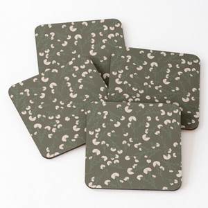 Hot Selling Item2024 Wooden With Enamel Print Puzzle Drink Coasters Pads Beverage Coasters <b>Mats</b> for <b>Bar</b> Restaurants Office - Product Image 6