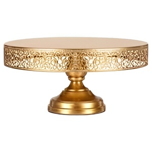 Vintage New Designer Metal <b>Cake</b> <b>Stand</b> <b>With</b> <b>Lid</b> Golden Color Metal Serving <b>Cake</b> <b>Stand</b> for Hotel Restaurant & Events - Product Image 2