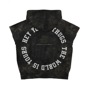 Serigrafía con logotipo personalizado en toda la ropa deportiva para hombre, conjunto corto, sudaderas con cremallera de alta calidad, transpirables. - Product Image 4