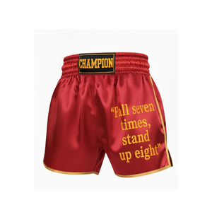 Pantalones Cortos de Entrenamiento de Muay Thai Unisex de Secado Rápido y Alto Rendimiento, Transpirables, Elásticos, de Satén, para MMA, Kickboxing, Adultos - Product Image 2
