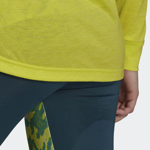 Chemise pour femme à manches longues et col rond, design décontracté, coupe confortable et détendue, haut tendance pour tous les jours, look urbain moderne - Product Image 4