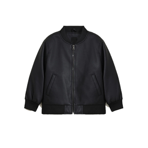 Chaqueta de Invierno para Hombre de Alta Calidad, Estilo Bomber, Cuero Genuino, Impermeable, Resistente al Viento, Casual, para Exteriores, Cálida, Acolchada, con Logotipo Frontal - Product Image 4