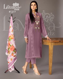 ชุด Kurti งานมือเทียม Georgette ของนักออกแบบล่าสุดโดย Fab Zone - Product Image 3