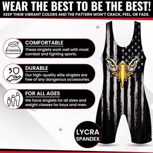 Authentic for Wrestling <b>Singlet</b> Men Moisture-Wicking Breathable Fabric EXPERIENCE GEAR EG-913 Customizable Design Logo High - Product Image 2