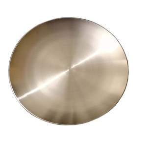 ถาดทองสัมฤทธิ์แท้ งานแฮนด์เมด จานทองสัมฤทธิ์ จานจีน ขนาด 7 นิ้ว - Product Image 2