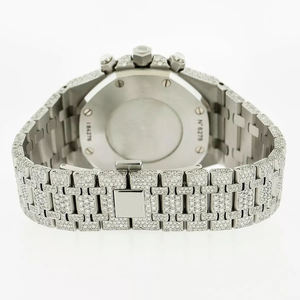 Reloj de Acero Inoxidable con Diamantes Moissanite Totalmente Cubiertos de Diamantes, VVS, Tendencia, Superventas, Estilo Hip Hop, Lujoso para Hombre - Product Image 5