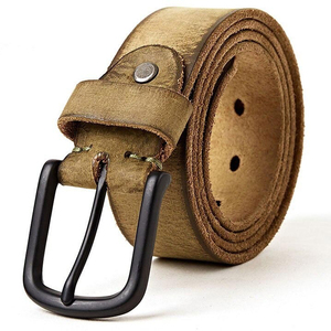 Cinturón 2025 para hombre, hebilla de cuero genuino, cinturones de cuero de alta calidad para hombre, cinturones de cuero genuino de Pakistán - Product Image 2