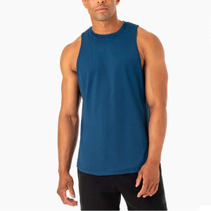 Camiseta sin Mangas Transpirable para Hombre, Opcional con Malla, Chaleco de Entrenamiento Personalizado para Gimnasio, 89% Poliéster, 11% Algodón, Tejido de Punto - Product Image 4