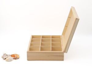 Cajas de despensa elegantes de bambú y madera dura Almacenamiento ecológico para ingredientes culinarios y té de hojas sueltas - Product Image 4