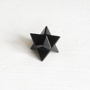 Wholesale Black Tourmaline <b>Crystal</b> <b>Craft</b> Merkaba Star Natural Gemstone <b>For</b> Healing Meditation Chakra Energy Sacred Geometry - Product Image 4
