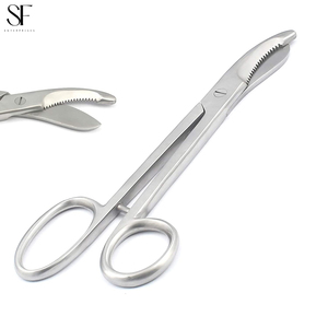 Tijeras de vendaje 24cm Instrumentos quirúrgicos ortopédicos Patrón pesado Tijeras dentadas de acero inoxidable - Product Image 2