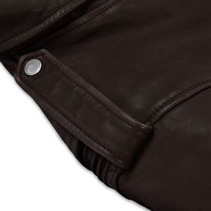 Nouvelle veste de motard au design tendance, prix bas, veste en cuir pour homme, vente en gros, veste d'hiver personnalisée pour homme - Product Image 3