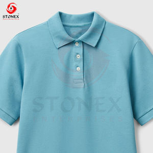 Camisetas de golf de mujer diseñadas a la moda Camiseta polo con impresión gráfica personalizada al por mayor - Product Image 6