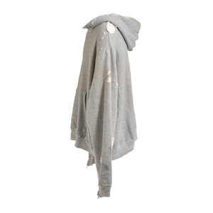 Sweat à capuche pour homme en coton molletonné surdimensionné avec poche personnalisée, effet délavé à l'acide, peinture vintage d'hiver, effet délavé au soleil, logo personnalisé - Product Image 3