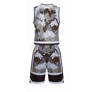 ชุดบาสเก็ตบอลเครื่องแบบบาสเก็ตบอลสำหรับการแข่งขันบาสเก็ตบอล - Product Image 3