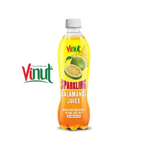 El mejor fabricante y proveedor de Vietnam 330m VINUT Vinut Sparkling Calamansi Juice para la salud buen sabor de fruta