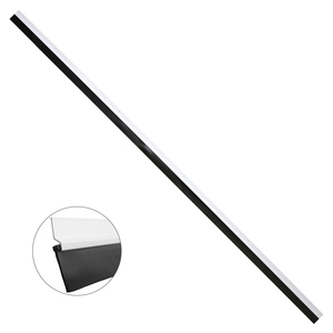 Burlete per Porte di Garage in Alluminio Bianco con Gomma 2,5 m. - Product Image 1