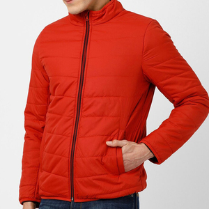 Lightweight Stand Collar Outerwear Full Zip Coats with Pockets Puffer Jacket Custom <b>Waterproof</b> Hooded Jacket - Product Image 4
