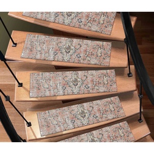 Tapis imprimé aux tons doux - Design moderne, lavable en machine, épais, Gobelin - Product Image 1