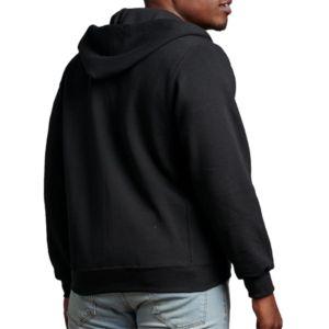 Sweat à capuche 100% coton de haute qualité pour hommes, automne, couleur unie, coupe ample, style de rue, fournisseur OEM de marque privée - Product Image 2
