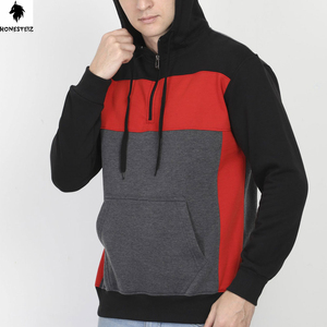 เสื้อมีฮู้ดแบบสวมหัวของผู้ชายผ้าเทอร์รี่ผ้าฝ้าย100% น้ำหนักเบาลายนูนทึบออกแบบได้ตามต้องการสำหรับฤดูหนาว - Product Image 3