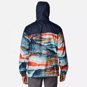 Chaqueta Cortavientos Deportiva Sublimada para Hombre, Impermeable, de Secado Rápido, con Cremallera, de Alta Calidad, Hecha a Medida - Product Image 2