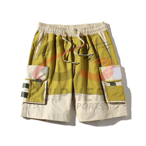 Pantalones cortos cargo de utilidad de fabricación OEM para hombre, ropa de calle, pantalones cortos con múltiples bolsillos, Bermudas, pantalones cortos cargo de nailon para hombre - Product Image 1