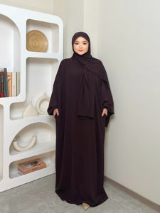 Lightweight High Durable Good Quality Traditional Muslim Abayas Seamless Quick Dry Breathable Modest Style <b>Maxi</b> Long Sleeve - Product Image 3