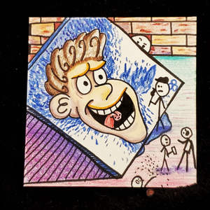 Serie IW Comics Origins # 14 Obras de Arte Modernas para Decoración del Hogar, Diseño Histórico 3x3 en Papel - Product Image 1