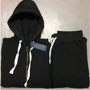 Conjunto Deportivo de Invierno Personalizado de Moda, Color Blanco Sólido, 100% Algodón, Transpirable, de Secado Rápido, Ligero, Manga Larga, para Hombre - Product Image 3