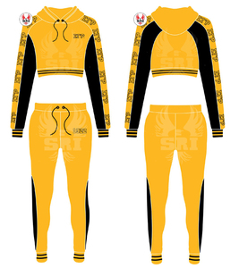 Survêtement Sigma Gamma Rho brodé pour femmes, coupe ajustée |   Costume sur mesure brodé pour femmes de la sororité SGR, style grec ajusté - Product Image 3