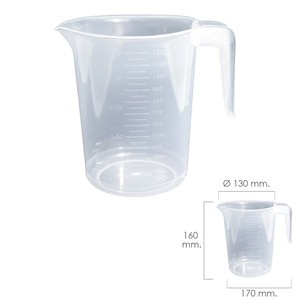 Microwave-safe plastic measuring jug, 1.2 liters. - Product Image 1