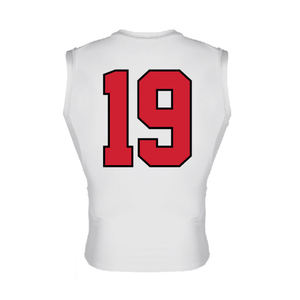 Compresión 7v7 uniforme de fútbol americano bajo costo sublimado con capucha OEM personalizado 7 en 7 nombres de equipos conjunto de uniformes de fútbol - Product Image 2