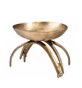 Cuencos para servir aperitivos y frutas Cuencos de metal Forma cuadrada Oro Lujo Decorativo Decoración para el hogar Cuencos de ensalada modernos Top Trending - Product Image 4