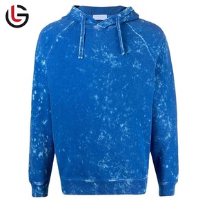 Sudadera con Capucha para Hombre, Personalizada 2025, de Felpa Gruesa, Lavado Ácido, Hombros Caídos, Transpirable, Secado Rápido, 100% Algodón, Invierno, Servicio OEM - Product Image 3