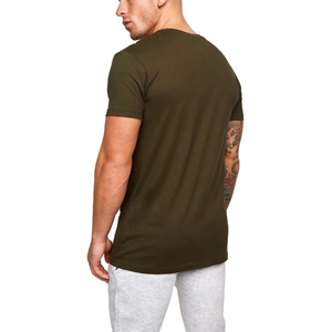 Style tendance du fabricant d'usine directe 100% coton T-shirt vierge de luxe lourd hommes Streetwear personnalisé long tricoté - Product Image 6
