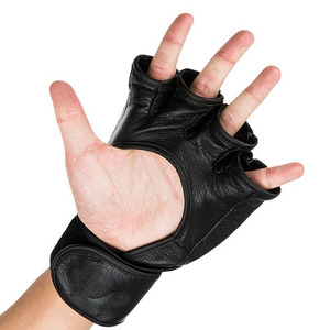Cheap Price MMA Sparring <b>Gloves</b> Custom Personalized OEM <b>Moisture</b> Wicking Hook Loop Closure Unisex Adult Best Selling PU Leather - Product Image 6